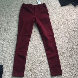 Forever 21 Red skinny jeans